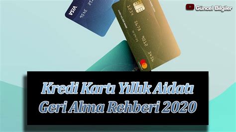 Kredi Kartı Aidatı Geri Alma Yolları