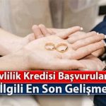 Evlilik Kredisi İle İlgili Hızlı ve Kolay Başvuru İmkanları