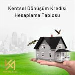 Kentsel Dönüşüm Kredisi Hesaplama