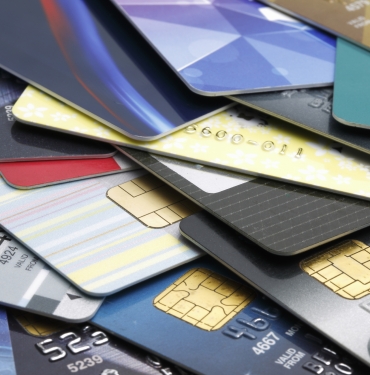 Stacked credit cards