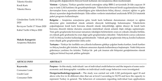 Bireysel Kredi Durum Analizi: 2025 Verileri ve Gelişmeler